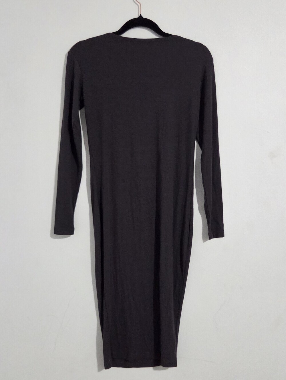 Mimu Maxi Modest Ribbed Bodycon Dress - Picture 2 of 8